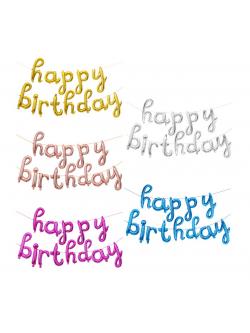 เซทลูกโป่งอักษร ฟอย ขนาด16 นิ้ว HAPPY BIRTHDAY