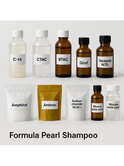 ✨🧴 ชุดทำแชมพูเนื้อมุก สูตรพรีเมียม ทำได้สูงสุด 5 กิโลกรัม! 🧴✨