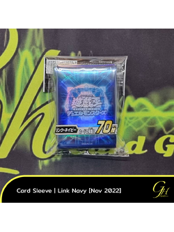 Yugioh [SLV2022-1101] Card Sleeve ลาย Link Navy