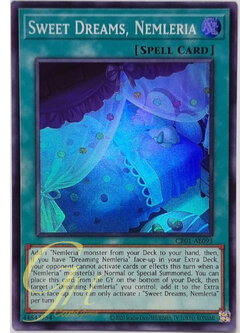 Yugioh [CR01-AE093] Sweet Dreams, Nemleria (Super Rare)