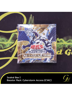 Yugioh [CYAC-01BOX] Yu-Gi-Oh's Booster Pack「Cyberstorm Access」แบบ 1 กล่อง (มีซอง+1)