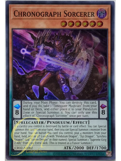 Yugioh [CR02-AE002] Chronograph Sorcerer (Super Rare)