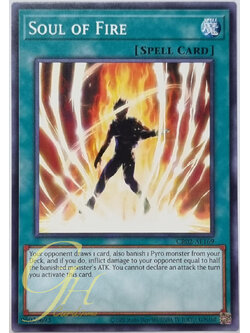 Yugioh [CR02-AE169] Soul of Fire (Common)