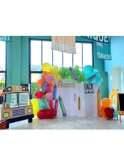 แบลคดรอป Back to school คัลเลอร์ฟูล