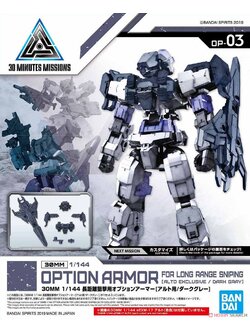 30MM Option Armor for Long Range Sniper [for Alto/Dark Gray] (Plastic model)