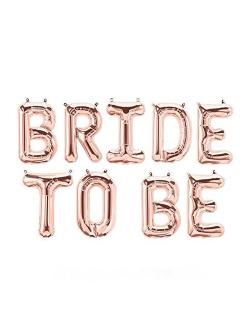 BRIDE TO BE FOIL BALLOON (ROSEGOLD) / ลูกโป่งฟอยตัวอักษรขนาด14 นิ้ว BRIDE TO BE