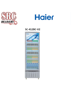 HAIER ตู้แช่เครื่องดื่ม 1 ประตู ขนาด 13.8 คิว รุ่น SC-412BC-V2 รับประกันคอมเพรสเซอร์ 5 ปี สอบถามสินค้า พร้อมส่วนลด ทัก line @srchomelcd