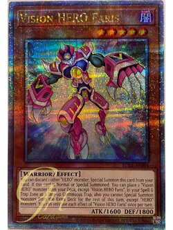 Yugioh [RC04-AE004] Vision HERO Faris (Quarter Secret Rare)