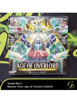 Yugioh [AGOV-01BOX] Yu-Gi-Oh's Booster Pack「Age Of Overlord」แบบ 1 กล่อง (มีซอง+1)