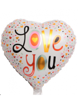 ลูกโป่งฟอยล์ love