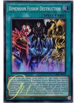 Yugioh [CR03-AE018] Dimension Fusion Destruction (Super Rare)