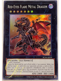 Yugioh [RC04-AE039] Red-Eyes Flare Metal Dragon (Super Rare)