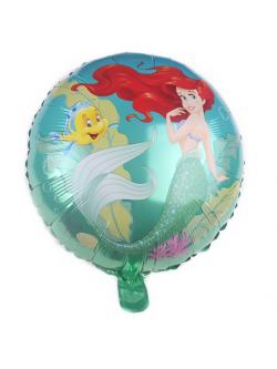 ลูกโป่งฟอย ลิตเติ้ล เมอร์เมด ทรงกลม / Little Mermaid Foil Balloon Sphere