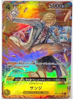 One Piece Card Game [OP04-104] Sanji (Super Rare PA)