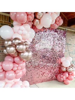 เซทแบลคดรอปวันเกิด โทนสีชมพู