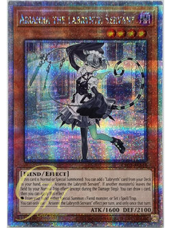 Yugioh [CR02-AES14] Arianna the Labrynth Servant (Quarter Cenury Secret Rare)