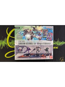 Gundam Card Game (GD-ST02A-01BOX) Starter Pack: Wings of Advance Japan Version แบบ 1 กล่อง พร้อมชุด Assemble