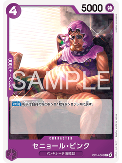 One Piece Card Game [OP14-065] Senor Pink (Common)