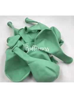 ลูกโป่ง 12 นิ้วสีเขียวพาสเทล (1แพคต่อ 100 ลูก)