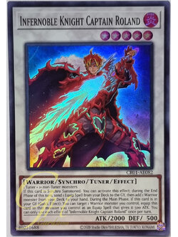Yugioh [CR01-AE082] Infernoble Knight Captain Roland (Super Rare)