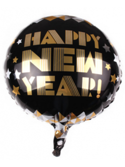 ลูกโป่งฟอยHappy New Year 2 18นิ้ว (45*45 cm)