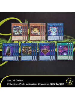 Yugioh [AC02-SET02] G Golem Set from Animation Chronicle 2022