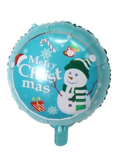 ลูกโป่ง18 นิ้วหิมะฟ้า /18 inch snow foil balloon