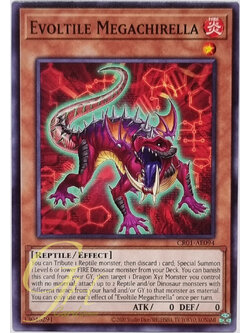 Yugioh [CR01-AE094] Evoltile Megachirella (Common)