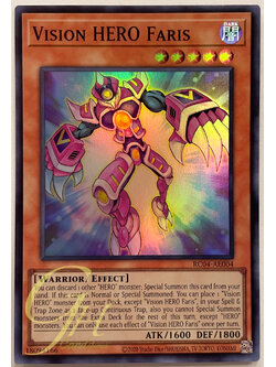 Yugioh [RC04-AE004] Vision HERO Faris (Super Rare)