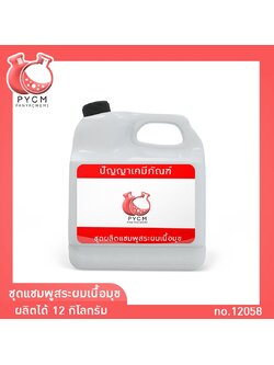 🌈12058 PYCM-09 ชุดแชมพูสระผมเนื้อมุข ผลิตได้ 12 กก. -ลดการคันหนังศีรษะ