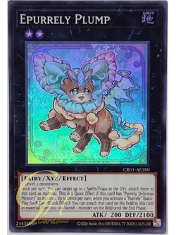 Yugioh [CR01-AE180] Epurrely Plump (Super Rare)