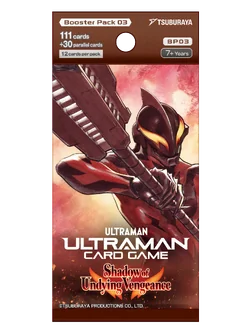 Ultraman Card Game (ULTM-BP03-01PCK-ENG) Booster Pack: Shadow of Undying Vengeance English Ver. แบบ 1 ซอง