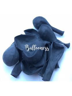 ลูกโป่ง 12 นิ้วสีดำมุก (1แพคต่อ 100 ลูก)