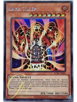 Yugioh [RC04-AE001] Lava Golem (Secret Rare)