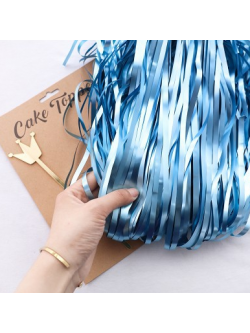 ม่านตกแต่ง ม่านวิ้งขนาด 1*2 เมตร สีเงินด้าน