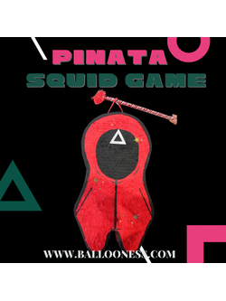 พินาต้า Squid game / Pinata Squid Game พร้อมไม้ตี (ไม่มีขนม)