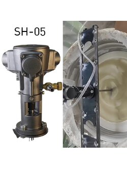 เครื่องกวนแบบลมแนวนอน ยึดถัง IBC 50 SH-05 Pneumatic mixer