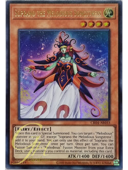 Yugioh [CR04-AE033] Soprano the Melodious Songstress (Ultra Rare)