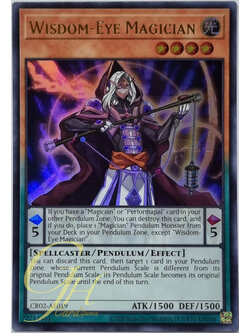 Yugioh [CR02-AE019] Wisdom-Eye Magician (Ultra Rare)