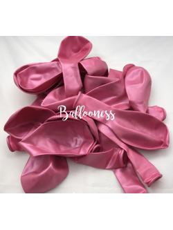 ลูกโป่ง 12 นิ้วสีชมพูกุหลาบมุก (1แพคต่อ 100 ลูก)