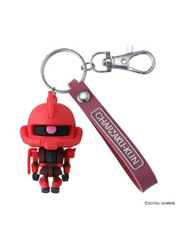 CHARZAKU-KUN 3D RUBBER MASCOT KEYCHAIN