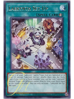Yugioh [CR02-AE121] Labrynth Set-Up (Rare)
