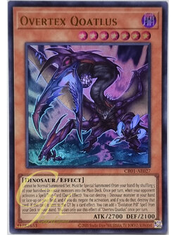 Yugioh [CR01-AE027] Overtex Qoatlus (Ultra Rare)
