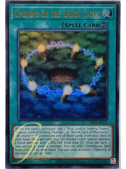 Yugioh [CR03-AE017] Opening of the Spirit Gates (Ultra Rare)