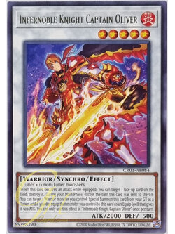 Yugioh [CR01-AE084] Infernoble Knight Captain Oliver (Rare)