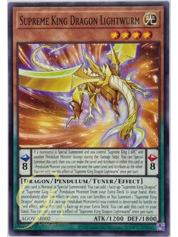 Yugioh [AGOV-AE002] Supreme King Dragon Lightwurm (Common)