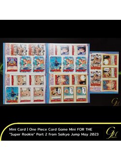 One Piece Card Game [MiniCard-Part 2] One Piece Card Game Mini FOR THE "Super Rookie" from Saikyo Jump May 2023