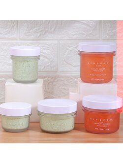 กระปุกครีม ตลับครีม สปา มาพร้อมไม้พายปาดครีม SG7501 120ml 150ml 200ml