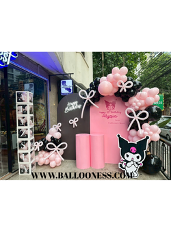 แบลคดรอปวันเกิด ตรีมคุโรมิ โทนชมพูดำ