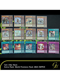 Yugioh [WPP2-SET03] War Rock Set from Extra Pack: World Premiere Pack 2021